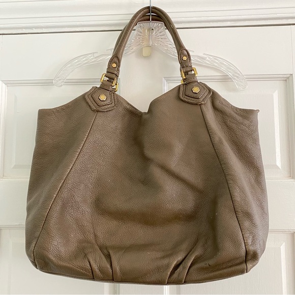 Marc by Marc Jacobs Classic Q Francesca Tote Brown Large Roomy Slouchy *READ* - Picture 3 of 16